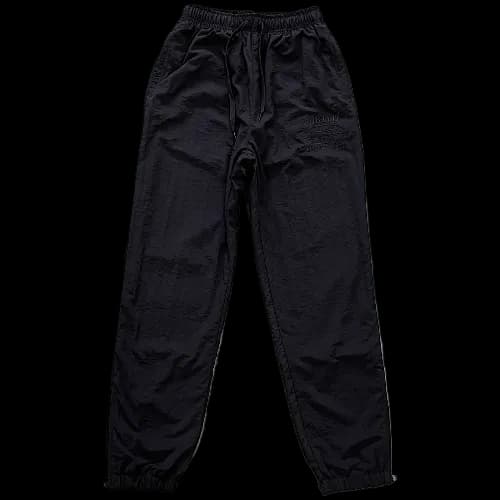 corteiz pants black shuku