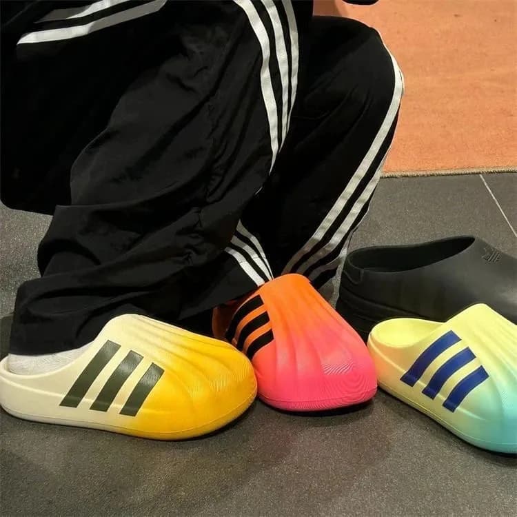 [adidas]Summer New Shell Head Half Dragged Clover Men's and Women's Baotou One Foot Versatile Thick (33)