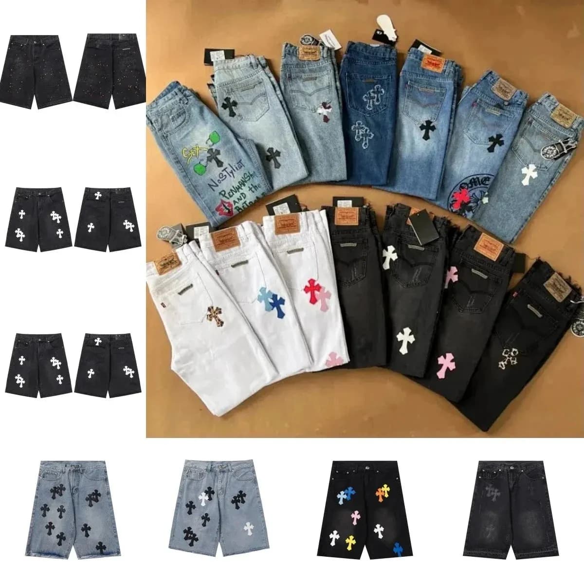 Classic hot style washed distressed jeans cheapfinds.org (140)