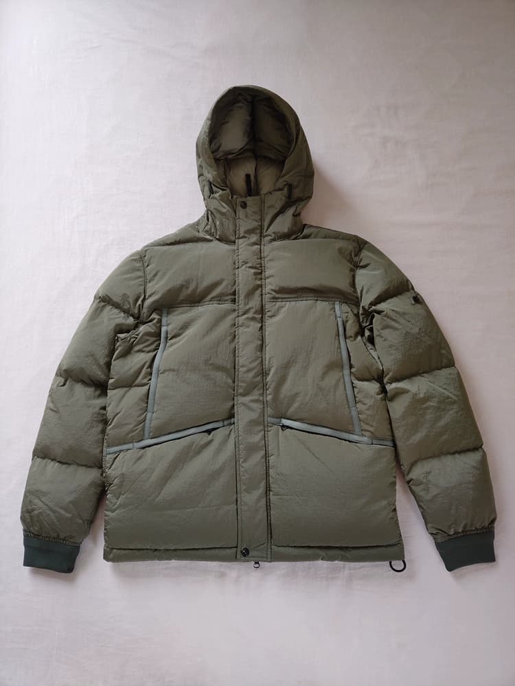 21FW 44508 NYLON METAL DOWN JACKET TOPSTONEY