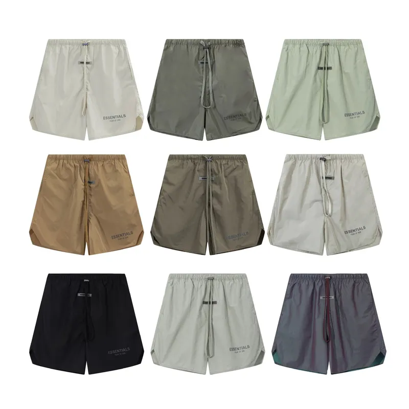 2024 Spring and Summer New FOG Multi line Letter Printed Casual Beach Shorts for Men and Women Same Style One Piece Wholesale Shipping 5